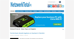 Desktop Screenshot of netzwerktotal.de