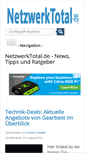Mobile Screenshot of netzwerktotal.de